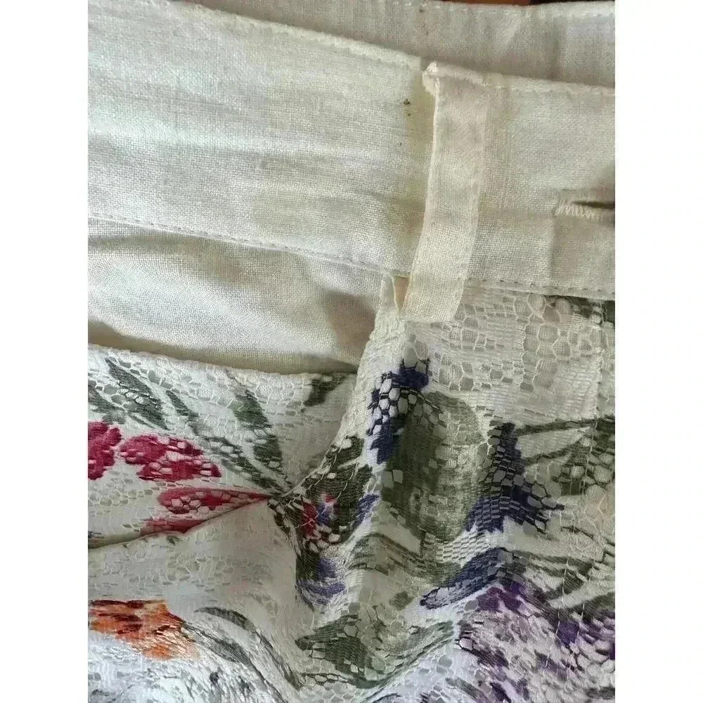 VINTAGE Sandro Collections FL Lace Floral Suit 80s 90s - Picture 8 of 12